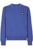 DOLCE & GABBANA ESSENTIALS PLAQUE SWEATSHIRT Size: 48,  colour: BLU