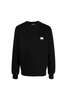 DOLCE & GABBANA ESSENTIALS PLAQUE SWEATSHIRT Size: 52,  colour: BLA