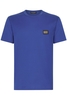 DOLCE & GABBANA ESSENTIALS PLAQUE T SHIRT Size: 46,  colour: BLUE