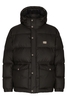 DOLCE & GABBANA HOODED DOWN JACKET Size: 52,  colour: BLACK