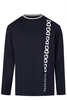 DOLCE & GABBANA KIDS VERTICAL LOGO T SHIRT Size: 8,  colour: NAVY