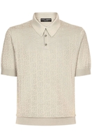 DOLCE & GABBANA KNITTED POLO Size: 50,  colour: BEIGE