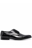 DOLCE & GABBANA LEATHER DERBY SHOES Size: 42,  colour: BLACK