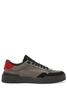 DOLCE & GABBANA LEATHER LOW SNEAKERS Size: 41,  colour: GREY