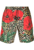 DOLCE & GABBANA LEO OVERLAY SWIMSHORTS Size: 4,  colour: BLACK