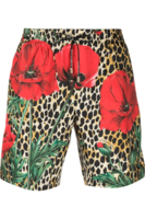 DOLCE & GABBANA LEO OVERLAY SWIMSHORTS Size: 4,  colour: BLACK