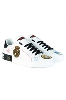 DOLCE & GABBANA LIMITED ALL OVER LGO Size: 41,  colour: WHITE