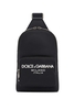 DOLCE & GABBANA LOGO EMBELLISHED MESSENGER BAG Size: One,  colour: