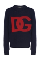 DOLCE & GABBANA MACRO DG OVER FIT SWEATER Size: M,  colour: NAVY