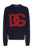 DOLCE & GABBANA MACRO DG OVER FIT SWEATER Size: S,  colour: NAVY