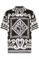 DOLCE & GABBANA MARINA PRINT SHIRT Size: 38,  colour: NAVY