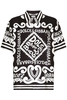 DOLCE & GABBANA MARINA PRINT SHIRT Size: 39,  colour: NAVY