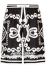 DOLCE & GABBANA MARINA PRINT SHORTS Size: 48,  colour: NAVY