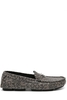 DOLCE & GABBANA MONOGRAM DG LEATHER LOAFERS Size: 42,  colour: BRO