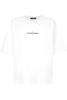 DOLCE & GABBANA OVER FIT BRANDED T SHIRT Size: S,  colour: WHITE