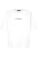 DOLCE & GABBANA OVER FIT BRANDED T SHIRT Size: S,  colour: WHITE