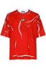 DOLCE & GABBANA OVER PRINT PLAQUE T SHIRT Size: S,  colour: RED