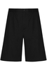 DOLCE & GABBANA PALQUE COTTON SHORTS Size: 52,  colour: BLACK