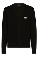 DOLCE & GABBANA PLAQUE CARDIGAN Size: 46,  colour: BLACK