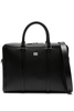 DOLCE & GABBANA PLAQUE LEATHER BRIEFCASE Size: One,  colour: BLACK
