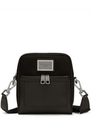 DOLCE & GABBANA PLAQUE LEATHER CROSSBODY BAG Size: One,  colour: BL