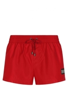 DOLCE & GABBANA PLAQUE SWIMSHORTS Size: 5,  colour: RED