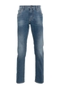 DOLCE & GABBANA PLAQUE WASED DENIM JEANS Size: 50,  colour: BLUE