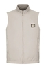 DOLCE & GABBANA PLAQUE ZIP GILET Size: 48,  colour: TAUPE