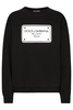DOLCE & GABBANA PRINTED PLAQUE OVER FIT SWEATSHIRT Size: 48,  colou