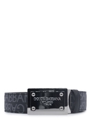 DOLCE & GABBANA REVERSIBLE OVER LOGO BELT Size: 90,  colour: BLACK