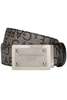 DOLCE & GABBANA REVERSIBLE OVER LOGO BELT Size: 90,  colour: BROWN