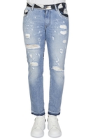 DOLCE & GABBANA VINTAGED JEANS Size: 50,  colour: NAVY