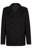 DOLCE & GABBANA WOOL PEACOAT Size: 48,  colour: NAVY