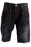 Dsqaured Vintaged Denim Distressed Shorts