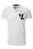 Dsquared " Ruff Ruff " Dog V-Neck T-Shirt