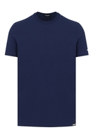 DSQUARED2 BRANDED CREWNECK COTTON T SHIRT Size: 52,  colour: NAVY