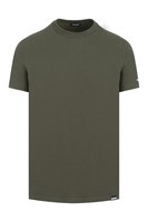 DSQUARED2 BRANDED CREWNECK COTTON T SHIRT Size: 54,  colour: GREEN