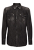 DSQUARED2 CLASSIC WESTERN DENIM SHIRT Size: 48,  colour: BLACK