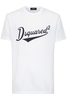 DSQUARED2 COLLEGE BRANDING COOL FIT TEE Size: XL,  colour: WHITE