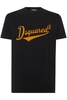 DSQUARED2 COLLEGE BRANDING COOL FIT TEE Size: XXL,  colour: BLACK
