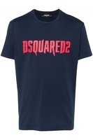 DSQUARED2 COOL FIT COTTON T SHIRT Size: XXL,  colour: BLUE