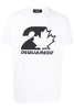 DSQUARED2 COOL FIT MAPLE LEAF T SHIRT Size: XXL,  colour: WHITE