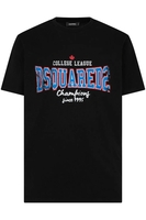 DSQUARED2 COOL FIT METALIC LOGO T SHIRT Size: XXL,  colour: BLACK