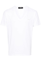 DSQUARED2 COOL FIT V NECK CLASSIC T SHIRT Size: XXL,  colour: WHITE