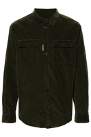DSQUARED2 CORDUROY PATCH POCKETS SHIRT Size: 50,  colour: KHAKI