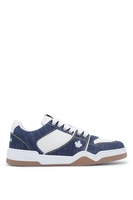 DSQUARED2 DENIM SPIKER SNEAKERS Size: 43,  colour: BLUE