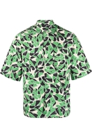 DSQUARED2 DROP SHOULDER BOWLING SHIRT Size: 48,  colour: GREEN