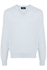 DSQUARED2 FINE GAUGE V NECK SWEATER Size: M,  colour: BLUE