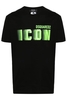 DSQUARED2 ICON BLUR COOL FIT T SHIRT Size: XL,  colour: BLACK