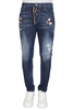 DSQUARED2 ICON DISTRESSED JEANS Size: 48,  colour: BLUE
